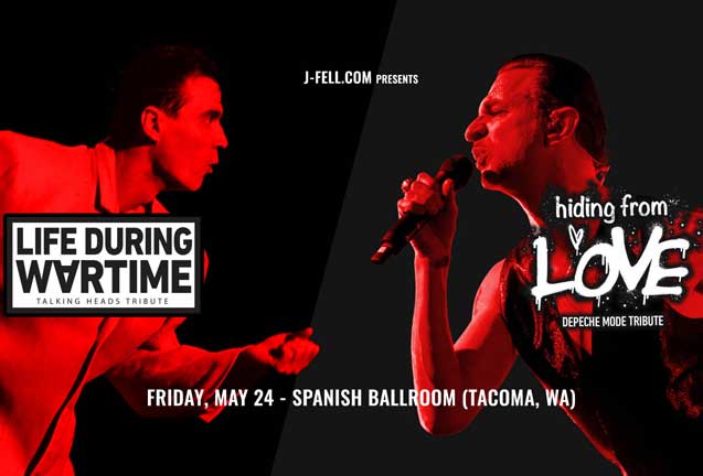 Life During Wartime [Talking Heads Tribute] + Hiding From Love [Depeche Mode Experience] 