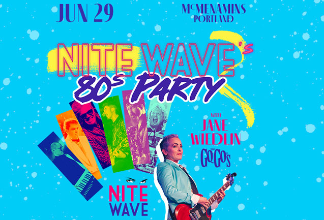 Nite Wave's 80s Party with Jane Wiedlin of the Go-Go's
