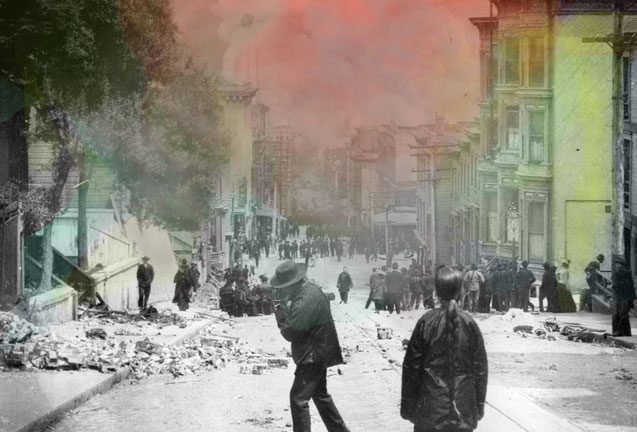 Grand Lodge Theater - San Francisco 1906: Destruction by Earthquake ...