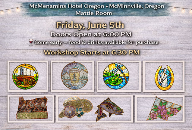 Crushed Glass & Resin Art Workshop