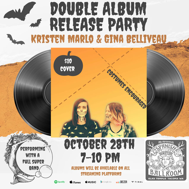 Kristen Marlo and Gina Belliveau (Double Album Release Party!)