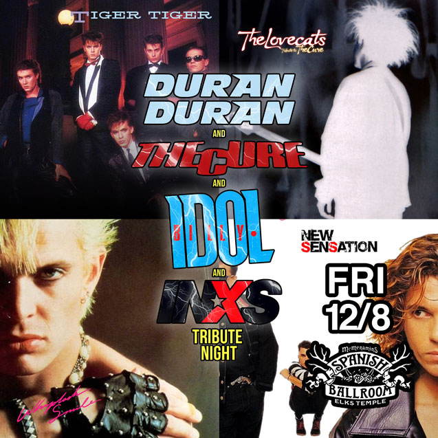 Nite Wave presents: The Cure, Duran Duran, Billy Idol, INXS Tribute Night 