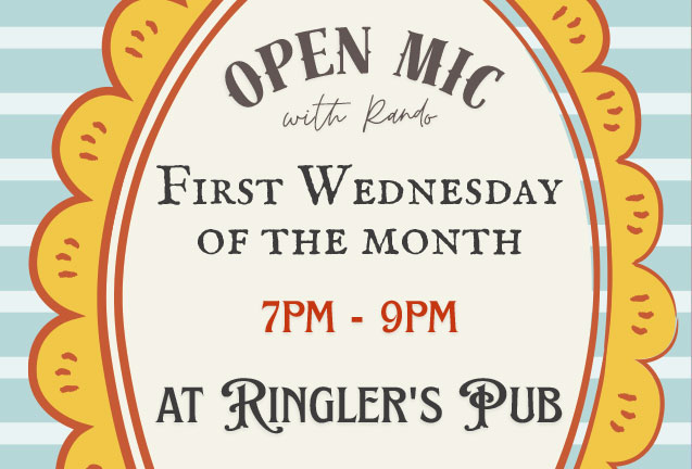 1st Wednesdays Open Mic with Rando 