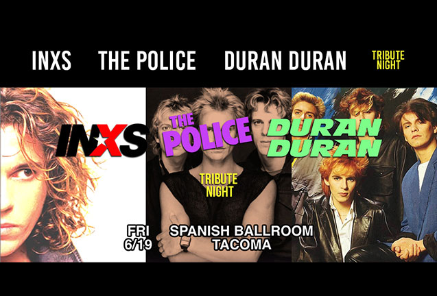 Nite Wave Presents: INXS, The Police & Duran Duran Tribute Night