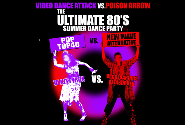 McMenamins Presents Video Dance Attack vs Poison Arrow: Ultimate 80’s Summer Dance Party event image