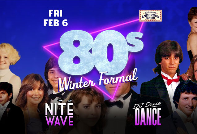 80s Winter Formal with Nite Wave & DJ Dance Dance 