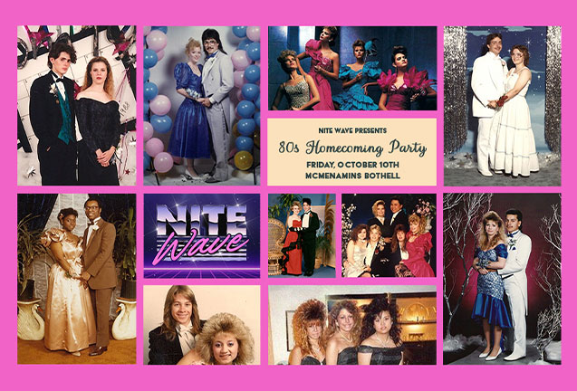 80s Homecoming Party with Nite Wave & DJ Dance Dance 